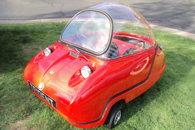 Обои картинки фото peel trident 1966, автомобили, -unsort, peel, 1966, красный, trident