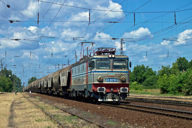 Обои картинки фото техника, электровозы, состав, локомотив