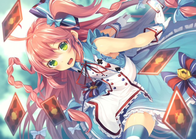 Обои картинки фото аниме, unknown,  другое , взгляд, девушка, фон