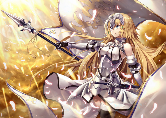 Обои картинки фото аниме, fate, stay night, девушка, взгляд, фон