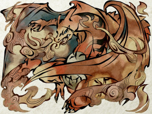 Картинка аниме pokemon покемон дракон charizard монстр