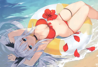 Картинка аниме животные +существа nibiiro shizuka