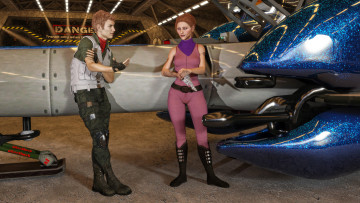 Картинка 3д+графика фантазия+ fantasy фон взгляд девушка