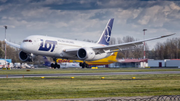 Картинка boeing+787-85d авиация пассажирские+самолёты авиалайнер