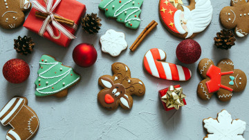 Картинка праздничные угощения печенье