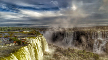 Картинка природа водопады простор