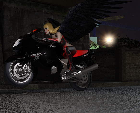 Обои картинки фото 3д графика, люди-авто, мото , people- car ,  moto, фон, взгляд, девушка