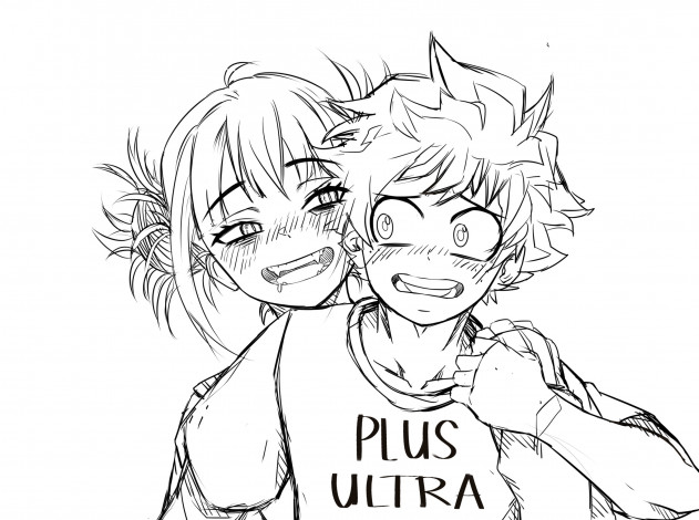 Обои картинки фото аниме, boku no hero academia, моя, геройская, академия