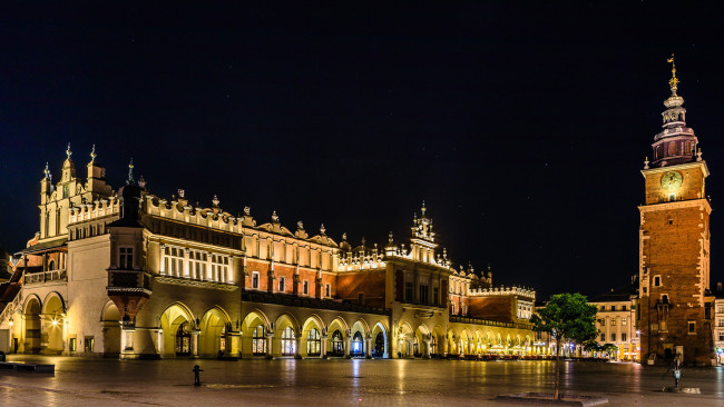 Обои картинки фото krak&, 243, города, краков , польша, простор