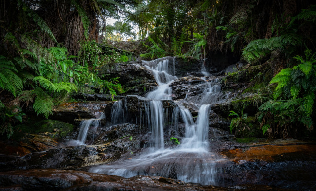 Обои картинки фото природа, водопады, простор