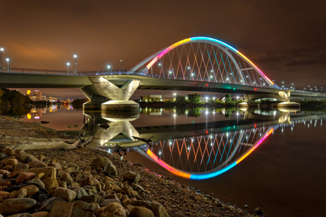 Обои картинки фото minneapolis, города, - мосты, простор