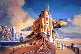 Картинка фэнтези замки легенда измерение фантастика мир другой пеннингтон брюс вид пейзаж