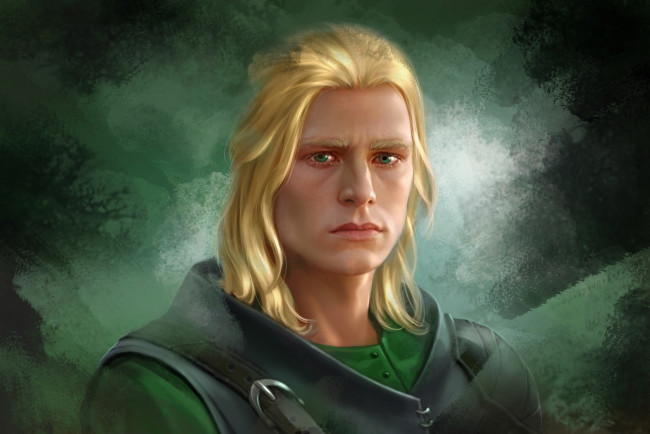 Обои картинки фото рисованное, люди, фон, мужчина, взгляд