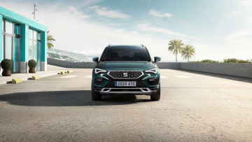 обоя 2021 seat ateca, автомобили, seat, кроссовер, 2021, ateca, вид, спереди