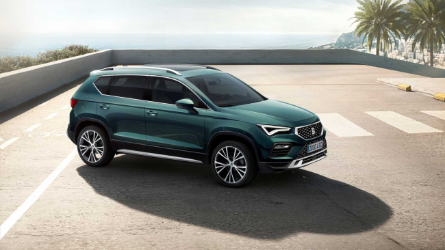 Обои картинки фото 2021 seat ateca, автомобили, seat, кроссовер, 2021, ateca, джип, новая, модель