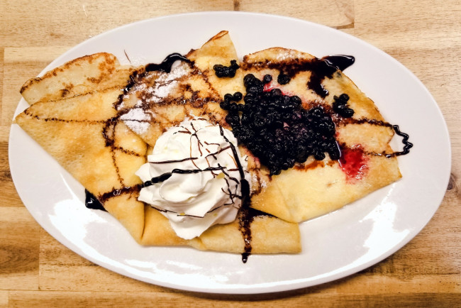 Обои картинки фото еда, блины,  оладьи, блинчики, варенье, десерт