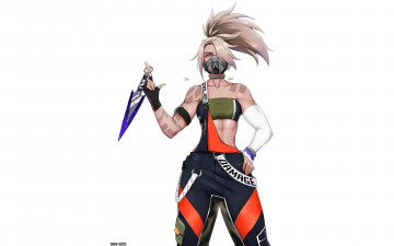 Картинка видео+игры league+of+legends akali кунай