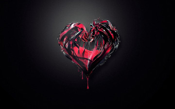 Картинка рисованное минимализм сердце кровь