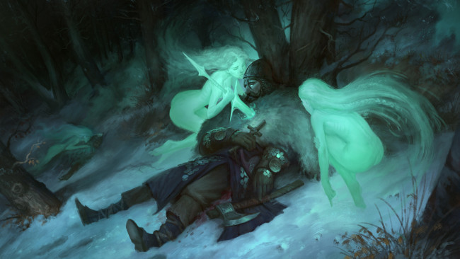 Обои картинки фото фэнтези, призраки, воин