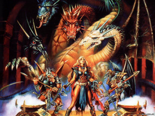 Картинка фэнтези драконы