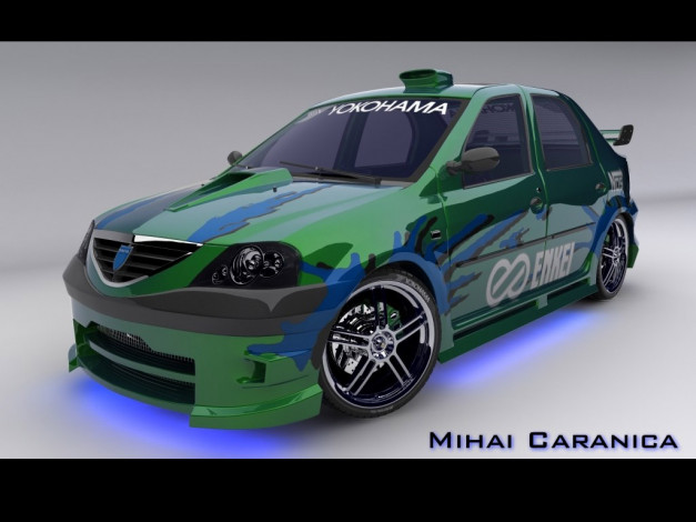 Обои картинки фото dacia, автомобили, 3д