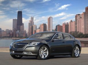 Картинка 2009 chrysler 200c ev concept автомобили
