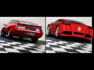 Картинка 2009 renault new alpine concept автомобили 3д