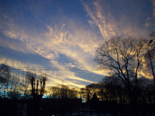 Картинка небо над ригой природа