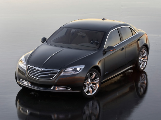 Обои картинки фото 2009, chrysler, 200c, ev, concept, автомобили