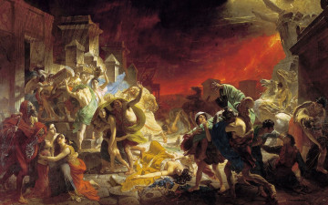 Картинка карл брюллов последний день помпеи рисованные живопись