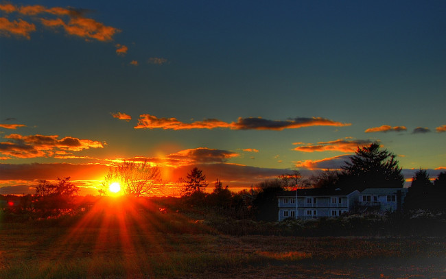 Обои картинки фото природа, восходы, закаты