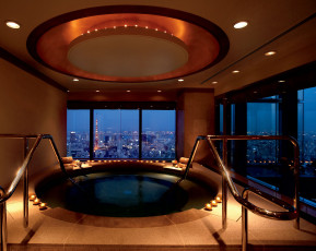 Картинка интерьер бассейны открытые площадки окно бассейн