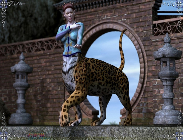 Обои картинки фото 3д, графика, fantasy, фантазия, стена