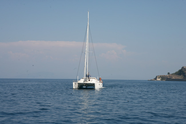 Обои картинки фото корабли, Яхты, море, яхта