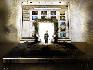 Картинка разное компьютерный дизайн мальчик компьютер портал