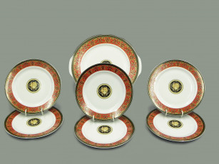 Картинка разное посуда столовые приборы кухонная утварь сервиз тарелки фарфор