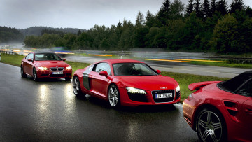 Картинка mixed автомобили разные вместе автомобиль мощь скорость красота