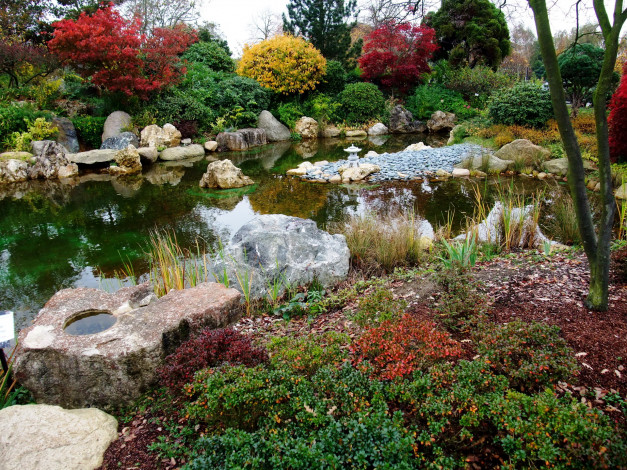 Обои картинки фото германия, гамбург, природа, парк, цветы