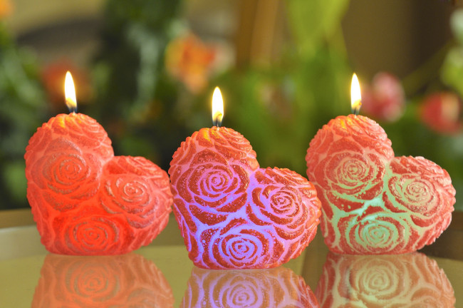 Обои картинки фото разное, свечи, седечки