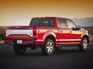 Картинка автомобили ford f 150 platinum 2014 красный