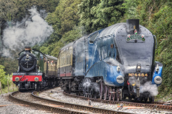 Картинка техника паровозы железная дорога рельсы