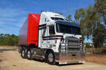 Картинка kenworth автомобили truck company грузовые автобусы сша колеса дорога скорость природа