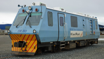 Картинка em80+kiwirail техника локомотивы локомотив рельсы железная дорога