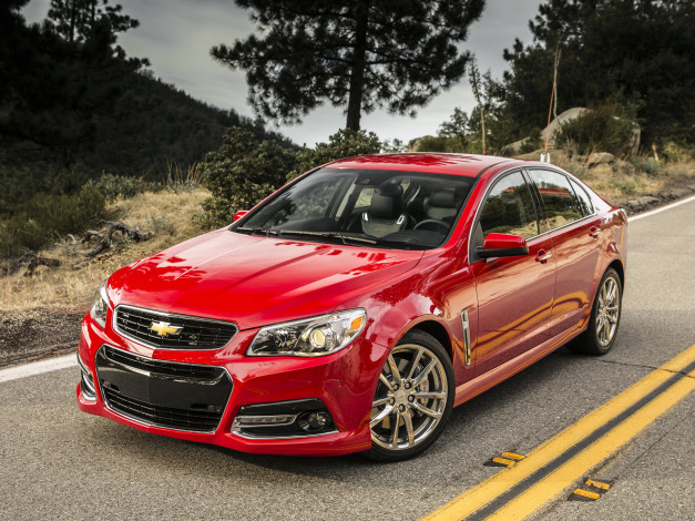 Обои картинки фото 2013 chevrolet ss, автомобили, chevrolet, красный, ss