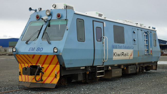 Обои картинки фото em80 kiwirail, техника, локомотивы, локомотив, рельсы, железная, дорога