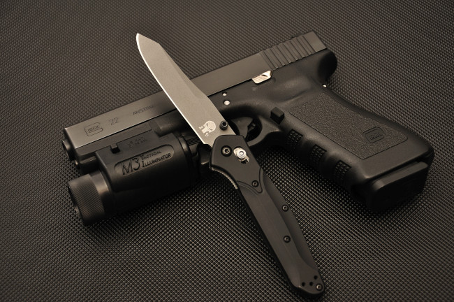 Обои картинки фото оружие, нож, ствол