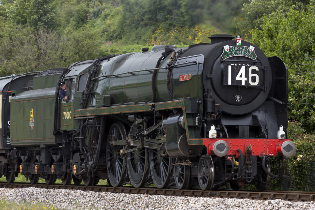 Обои картинки фото техника, паровозы, паровоз, рельсы, железная, дорога