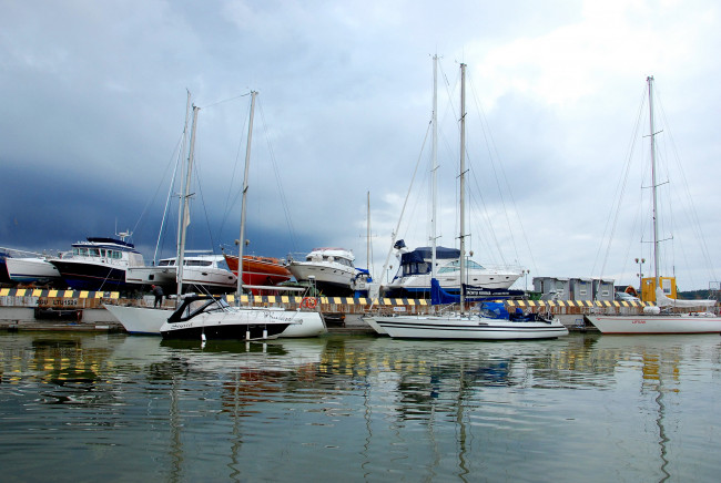 Обои картинки фото литва клайпеда, корабли, порты ,  причалы, побережье, причал, яхты, клайпеда, литва