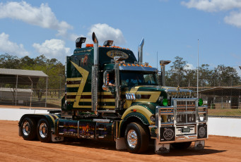 обоя mack titan, автомобили, mack, тягач, седельный, грузовик, тяжелый