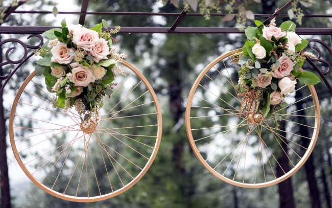 Обои картинки фото цветы, букеты,  композиции, украшение, розы